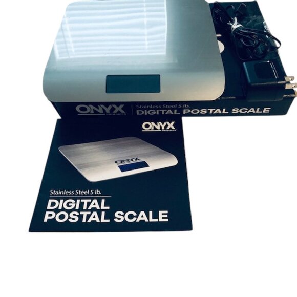ONYX Digital Postal Scale Dual plug or Battery Operated 0.1 oz 5 Lb - Picture 2 of 5
